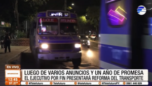 El Ejecutivo presentará finalmente la Ley de reforma del Transporte Público