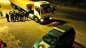En 72 horas, camionero cayó dos veces con millonario contrabando de celulares en la frontera