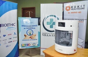 Fortalecen al Hospital General de Villa Elisa con nuevo equipo para tratar úlceras crónicas - .::Agencia IP::.