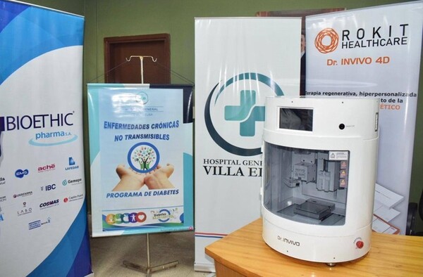 Fortalecen al Hospital General de Villa Elisa con nuevo equipo para tratar úlceras crónicas - .::Agencia IP::.
