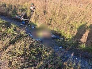 Concepción: hallan sin vida a un motociclista e investigan la causa de muerte