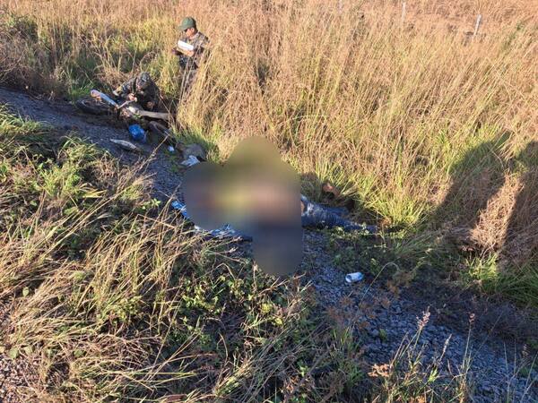 Concepción: hallan sin vida a un motociclista e investigan la causa de muerte