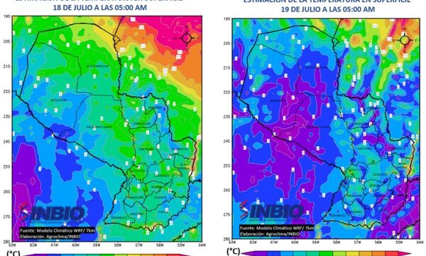 INBIO advierte sobre probabilidad de heladas