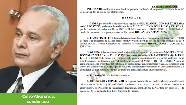 Ordenan captura de expresidentes de Aso de Funcionarios Judiciales para que cumplan sus condenas por estafa y lesión de confianza - El Observador