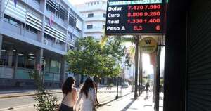 La Nación / ¿Dólar a G. 7.500? Cotización sigue en caída libre y se ubicó por debajo de los G. 7.600