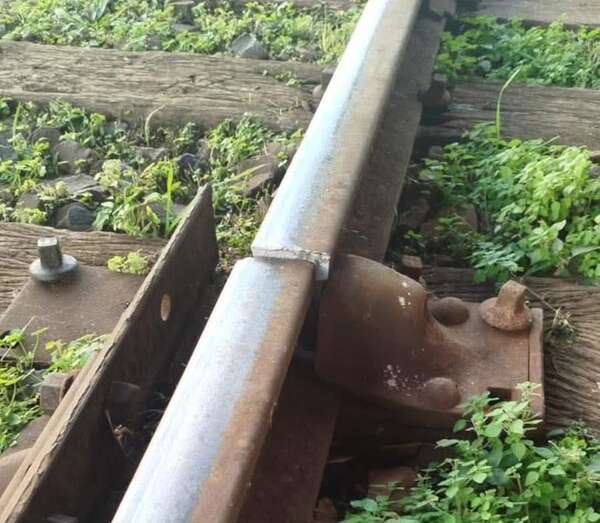 Preocupación por fisura en rieles del tren internacional Encarnación-Posadas - Nacionales - ABC Color