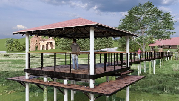 Senatur impulsa el turismo en Ñeembucú con la construcción del muelle mirador en Humaitá - .::Agencia IP::.