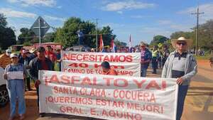 Sampedranos exigen caminos dignos y denuncian desidia del MOPC - Nacionales - ABC Color