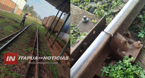FEPASA NO PUEDE MANTENER EL ESTADO DE LAS VÍAS DEL TREN Y AFECTA EL SERVICIO