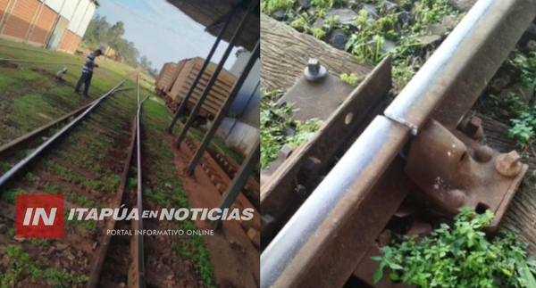 FEPASA NO PUEDE MANTENER EL ESTADO DE LAS VÍAS DEL TREN Y AFECTA EL SERVICIO