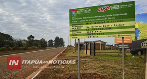 NUEVO TRAMO DE EMPEDRADO UNE BARRIOS ALTO JARDÍN Y OBRERO EN HOHENAU