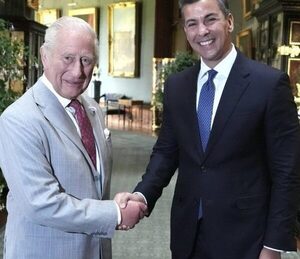 Peña se reunió con el rey Carlos III 