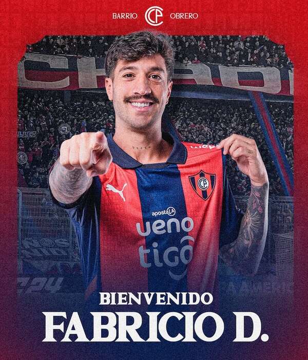 Cerro Porteño presenta al “versátil” Fabricio Domínguez Huertas - Cerro Porteño - ABC Color
