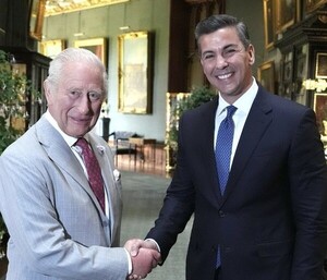 El presidente de Paraguay, Santiago Peña, se reunió con el rey