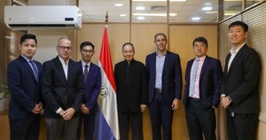 Avanzan en la instalación de la Fábrica de Buses Eléctricos de Master Bus en Paraguay