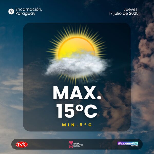 METEOROLOGÍA: DÍA FRÍO Y LLUVIOSO EN PARAGUAY - «TVS DIGITAL»