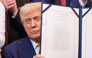 Donald Trump firmó una ley contra el fentanilo