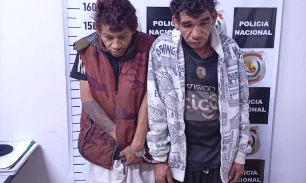Capturan a dos adictos que asaltaron a joven