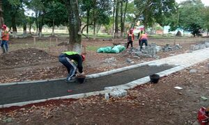 Avance de obras en plazas de Km9 y Ciudad Nueva se diferencian de otras que ni iniciaron