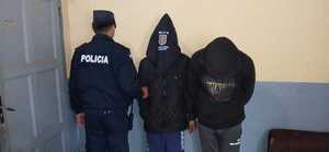 Detenidos con objetos robados en barrio San Pedro de Encarnación