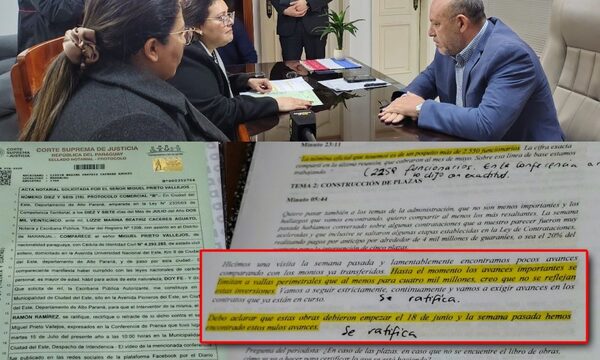 Prieto intenta amedrentar con intimación a interventor, y este se ratifica en sus dichos