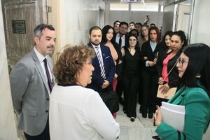 Estudiantes universitarios realizaron visita técnica al Tribunal Contencioso Administrativo