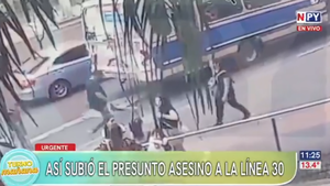 Presunto asesino del “tortolero” subió a un bus de la línea 30 para huir de la zona del crimen