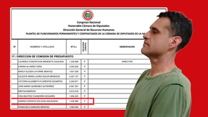 Presunto tortolero detenido fue asesor en Diputados y auditor en Mitic