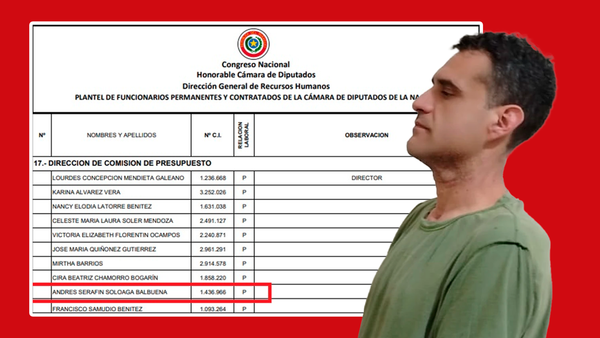 Presunto tortolero detenido fue asesor en Diputados y auditor en Mitic