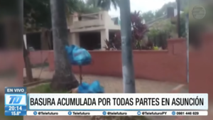 ¡Insalubre! Basura acumulada por todas partes en Asunción