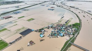 Tres muertos por lluvias torrenciales en Corea del Sur