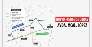 Se habilitará nuevo tramo de obras hidráulicas en Mariscal López sin afectar desvíos