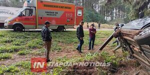 DOS HERMANAS RESULTAN LESIONADAS TRAS VUELCO EN PIRAPÓ 