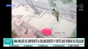 Una mujer se enfrentó a delincuentes y evitó que roben su celular