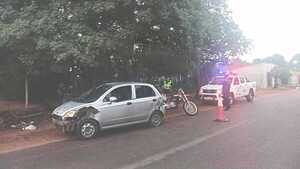 Policía fue baleado por un camarada tras un siniestro vial en Capiatá