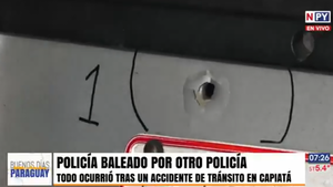 Policía con pronóstico "reservado" tras ser baleado por otro agente en persecución
