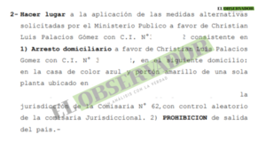 Arresto domiciliario para auxiliar de despachante presuntamente involucrado en cobros irregulares en el Silvio Pettirossi - El Observador