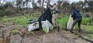 Eliminan más de diez toneladas de marihuana en Caaguazú  - Policiales - ABC Color