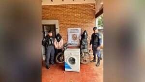 Detienen a dos hombres en Cambyretá con orden de captura y objetos hurtados