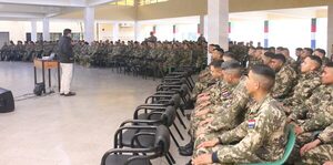 Senad fortalece prevención del consumo de drogas en la Academia Militar de Capiatá - .::Agencia IP::.