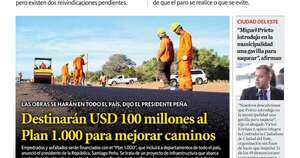 La Nación / LN PM: edición del 18 de julio