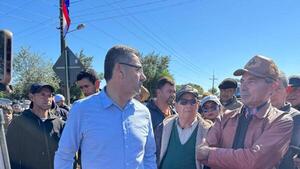 Manifestantes proasfalto levantan protesta tras reunión con el gobernador en General Aquino