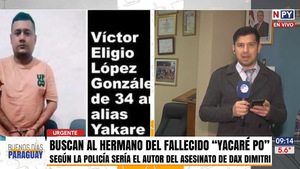 Buscan a "Yacare Po’i" sindicado como presunto asesino del tortolero en Villa Morra