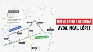 Nuevo tramo de obras hidráulicas en Mariscal López sin alterar desvíos