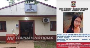 BUSCAN A ADOLESCENTE DESAPARECIDA EN EL CIRCUITO COMERCIAL