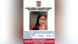 Adolescente de 16 años desapareció en el circuito comercial de Encarnación