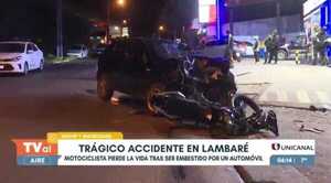 Accidente de tránsito en Lambaré se cobra la vida de un adolescente | Unicanal