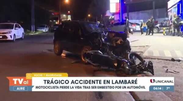 Accidente de tránsito en Lambaré se cobra la vida de un adolescente | Unicanal