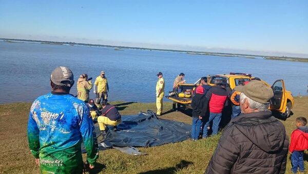 Hallan cuerpo de hombre desaparecido en el Río Paraná en zona de San Cosme y Damián