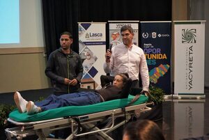 JORNADA-TALLER “DEPORTE Y SUS LESIONES” REUNIÓ A PROFESIONALES Y ESTUDIANTES EN ENCARNACIÓN